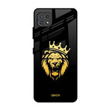 Lion The King Samsung Galaxy A22 5G Glass Back Cover Online