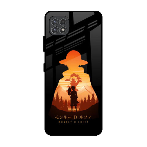 Luffy One Piece Samsung Galaxy A22 5G Glass Back Cover Online