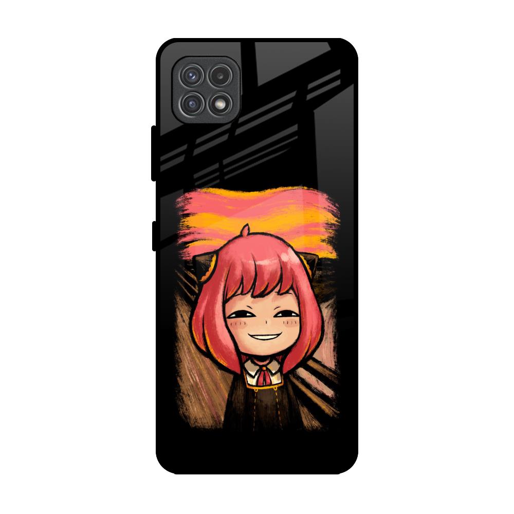 Spy X Family Samsung Galaxy A22 5G Glass Back Cover Online