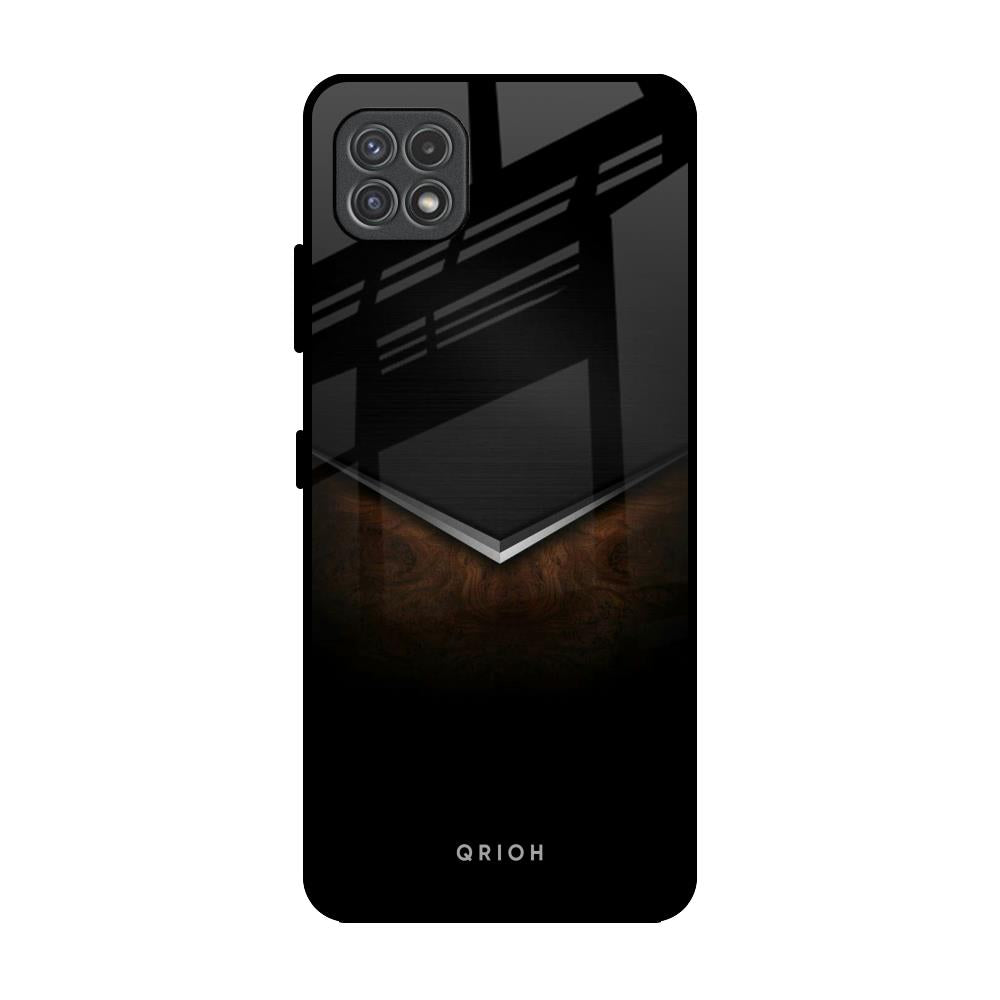 Dark Walnut Samsung Galaxy A22 5G Glass Back Cover Online