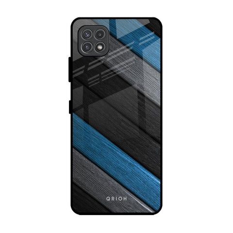 Multicolor Wooden Effect Samsung Galaxy A22 5G Glass Back Cover Online