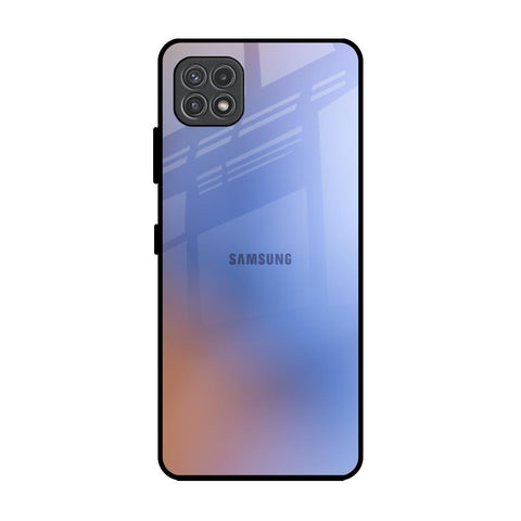 Blue Aura Samsung Galaxy A22 5G Glass Back Cover Online