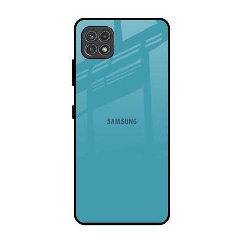 Oceanic Turquiose Samsung Galaxy A22 5G Glass Back Cover Online
