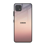 Golden Mauve Samsung Galaxy A22 5G Glass Back Cover Online