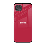 Solo Maroon Samsung Galaxy A22 5G Glass Back Cover Online