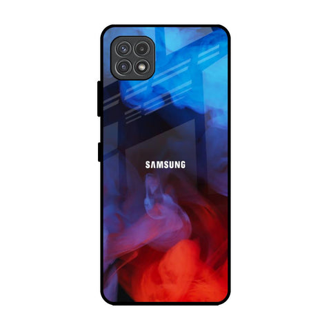 Dim Smoke Samsung Galaxy A22 5G Glass Back Cover Online