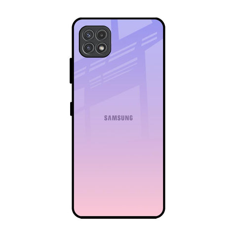 Lavender Gradient Samsung Galaxy A22 5G Glass Back Cover Online
