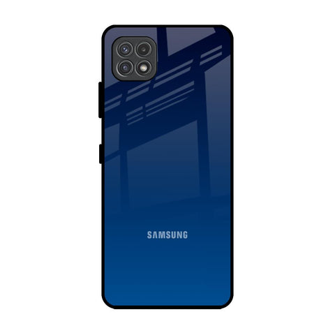 Very Blue Samsung Galaxy A22 5G Glass Back Cover Online
