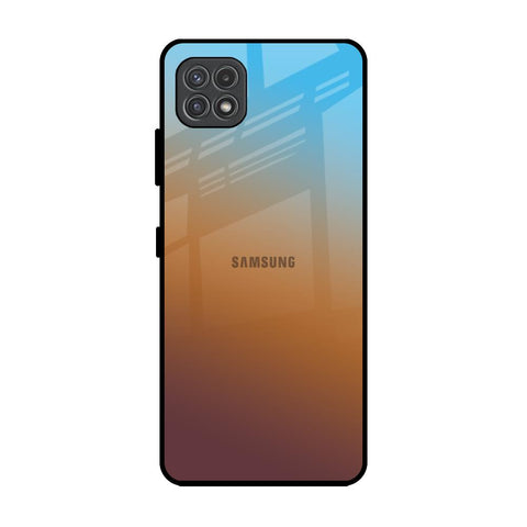 Rich Brown Samsung Galaxy A22 5G Glass Back Cover Online