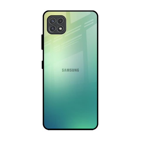 Dusty Green Samsung Galaxy A22 5G Glass Back Cover Online