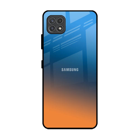 Sunset Of Ocean Samsung Galaxy A22 5G Glass Back Cover Online