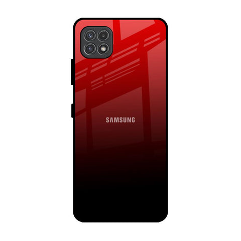 Maroon Faded Samsung Galaxy A22 5G Glass Back Cover Online