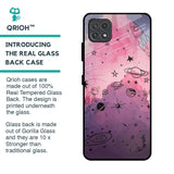Space Doodles Glass Case for Samsung Galaxy A22 5G