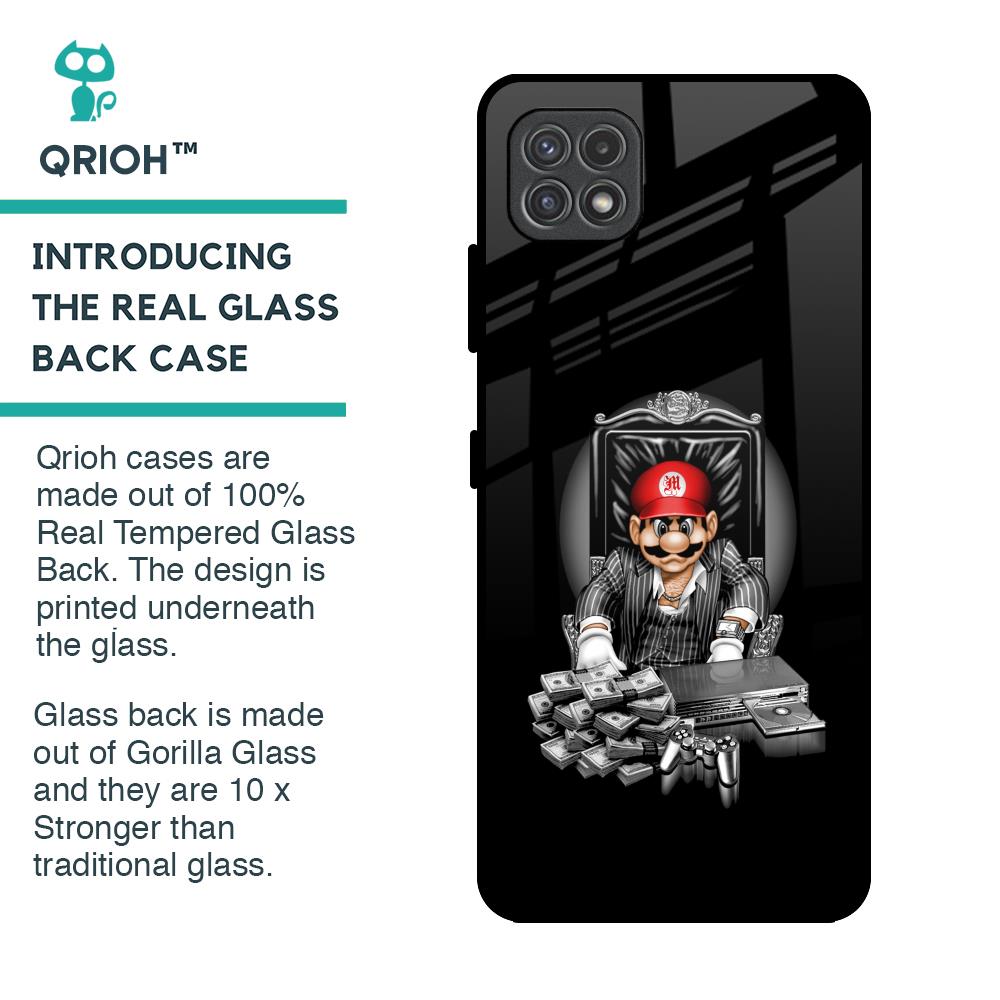 Dark Secret Glass Case for Samsung Galaxy A22 5G