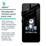 Real Struggle Glass Case for Samsung Galaxy A22 5G