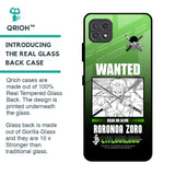 Zoro Wanted Glass Case for Samsung Galaxy A22 5G