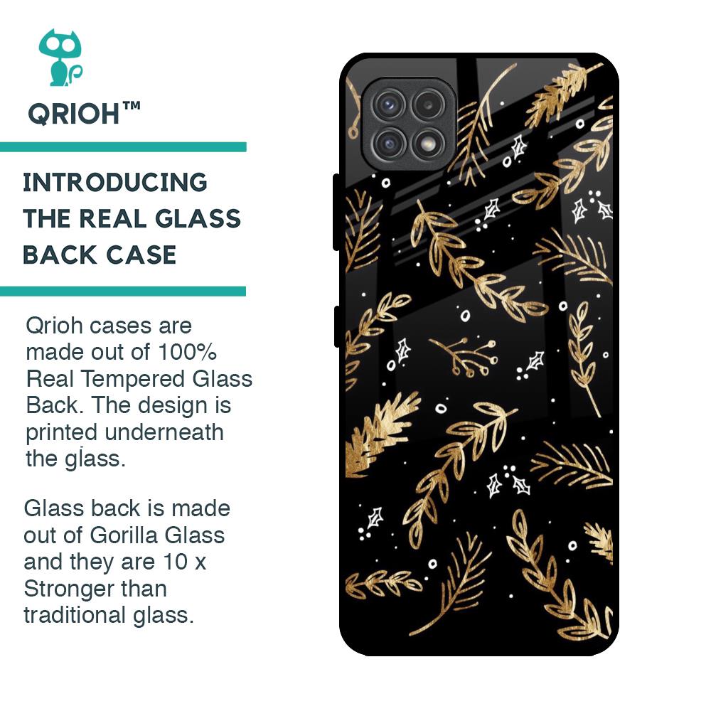 Autumn Leaves Glass Case for Samsung Galaxy A22 5G