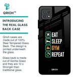 Daily Routine Glass Case for Samsung Galaxy A22 5G