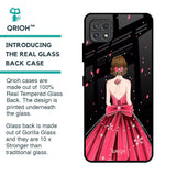 Fashion Princess Glass Case for Samsung Galaxy A22 5G