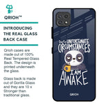 Struggling Panda Glass Case for Samsung Galaxy A22 5G