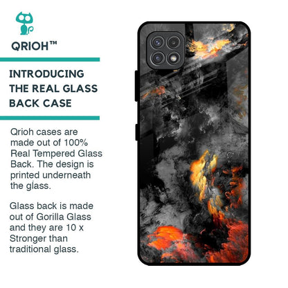 Lava Explode Glass Case for Samsung Galaxy A22 5G