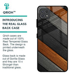 Tri Color Wood Glass Case for Samsung Galaxy A22 5G