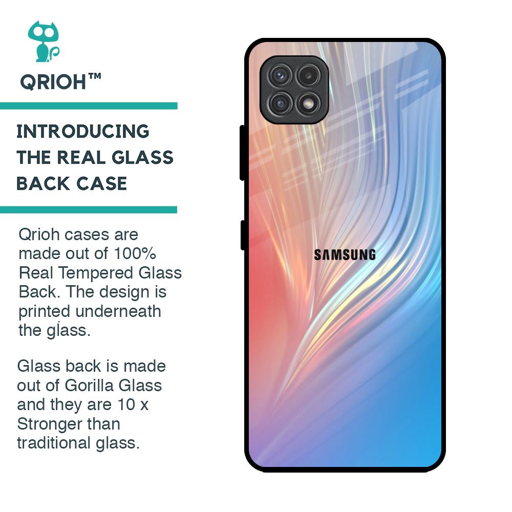 Mystic Aurora Glass Case for Samsung Galaxy A22 5G