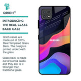 Colorful Fluid Glass Case for Samsung Galaxy A22 5G