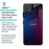 Mix Gradient Shade Glass Case For Samsung Galaxy A22 5G