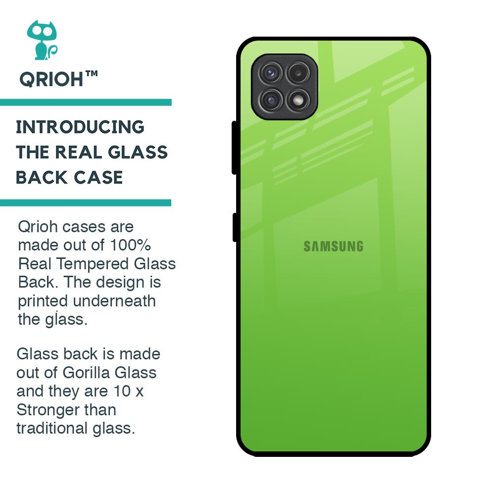 Paradise Green Glass Case For Samsung Galaxy A22 5G