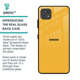 Fluorescent Yellow Glass case for Samsung Galaxy A22 5G