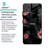 Tropical Art Flower Glass Case for Samsung Galaxy A22 5G