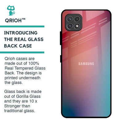 Dusty Multi Gradient Glass Case for Samsung Galaxy A22 5G