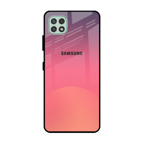 Sunset Orange Samsung Galaxy A22 5G Glass Cases & Covers Online