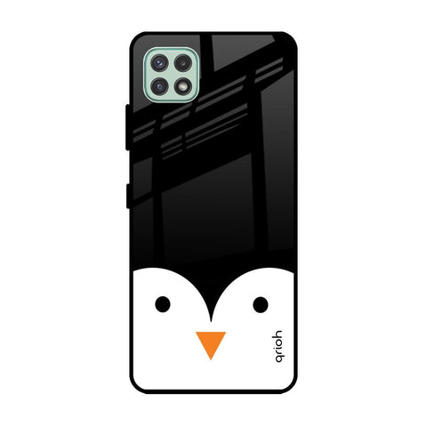 Cute Penguin Samsung Galaxy A22 5G Glass Cases & Covers Online