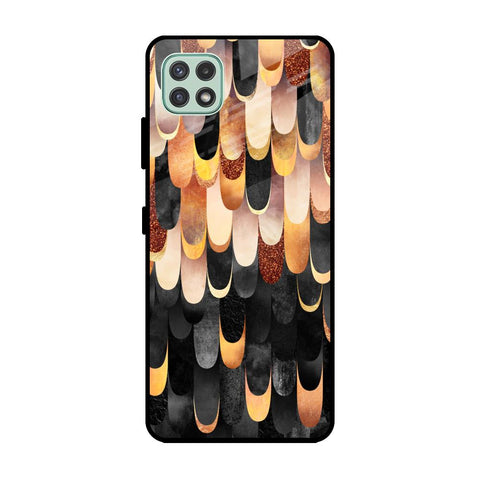 Bronze Abstract Samsung Galaxy A22 5G Glass Cases & Covers Online