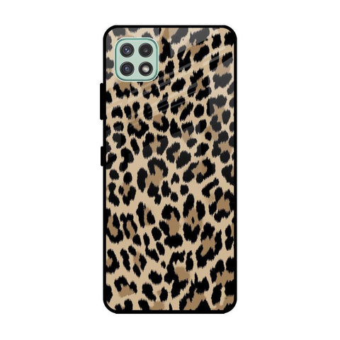 Leopard Seamless Samsung Galaxy A22 5G Glass Cases & Covers Online