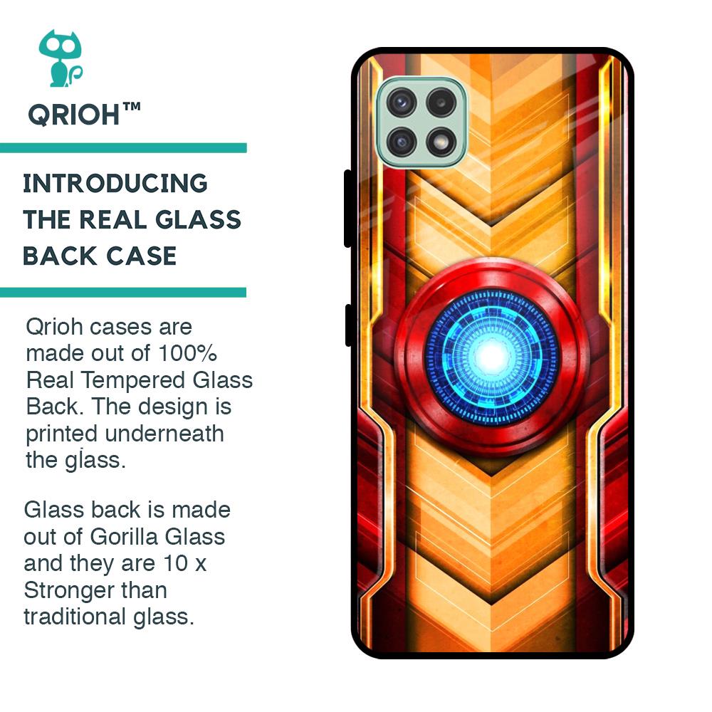 Arc Reactor Glass Case for Samsung Galaxy A22 5G