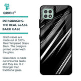 Black & Grey Gradient Glass Case For Samsung Galaxy A22 5G