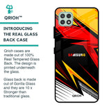 Race Jersey Pattern Glass Case For Samsung Galaxy A22 5G