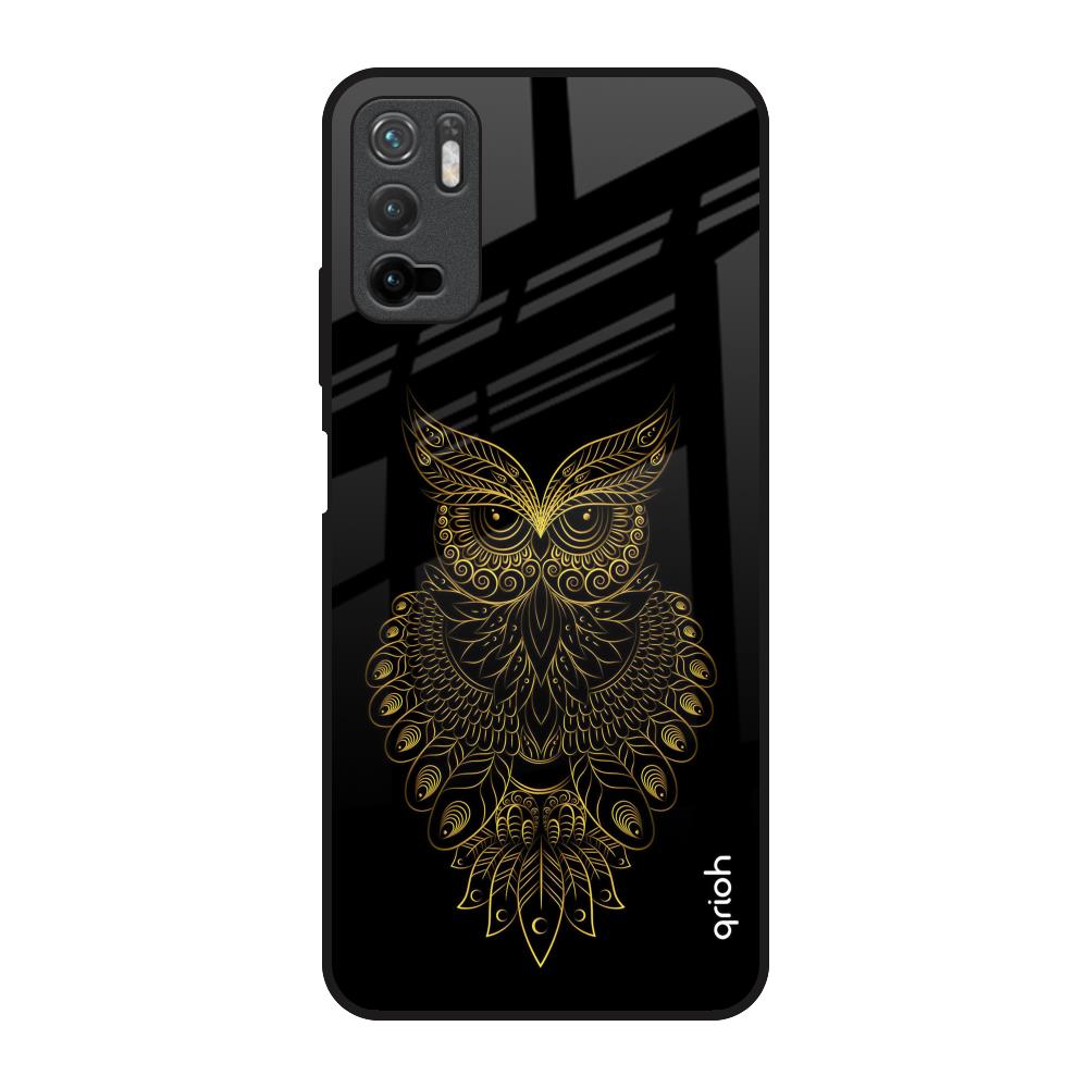 Golden Owl Redmi Note 10T 5G Glass Back Cover Online