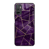 Geometric Purple Redmi Note 10T 5G Glass Back Cover Online