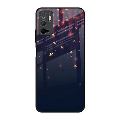Falling Stars Redmi Note 10T 5G Glass Back Cover Online