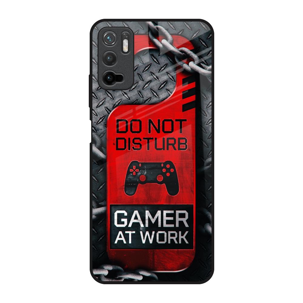 Do No Disturb Redmi Note 10T 5G Glass Back Cover Online