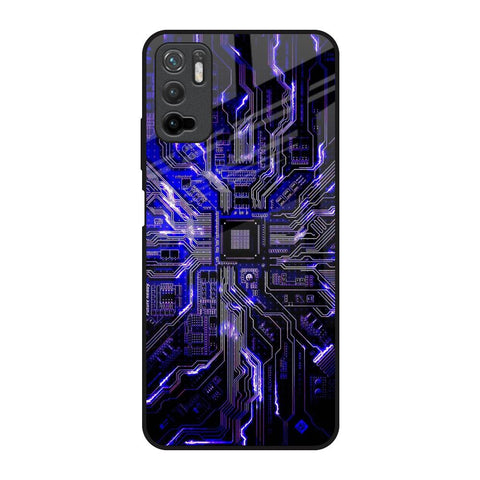 Techno Color Pattern Redmi Note 10T 5G Glass Back Cover Online