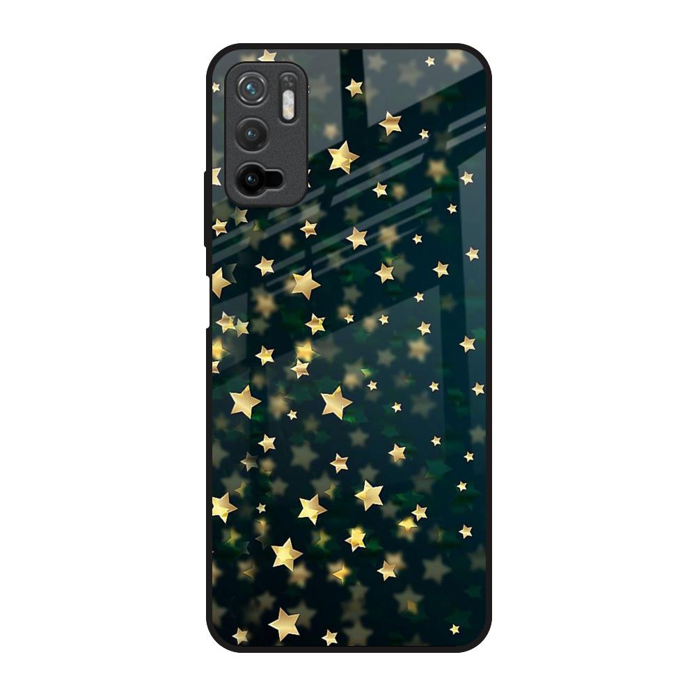 Dazzling Stars Redmi Note 10T 5G Glass Back Cover Online