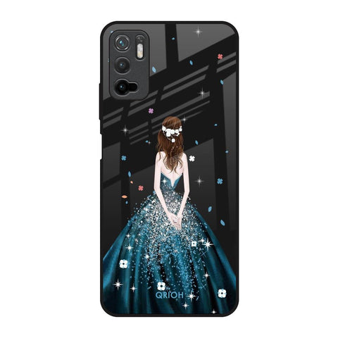 Queen Of Fashion Redmi Note 10T 5G Glass Back Cover Online