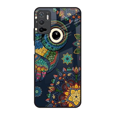Owl Art Redmi Note 10T 5G Glass Back Cover Online