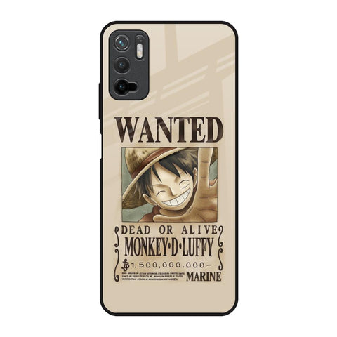Luffy Wanted Redmi Note 10T 5G Glass Back Cover Online