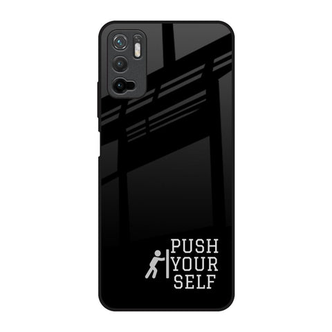 Push Your Self Redmi Note 10T 5G Glass Back Cover Online
